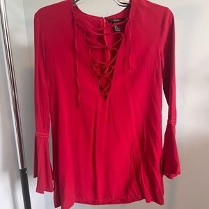 Forever 21 Lace Up Dress